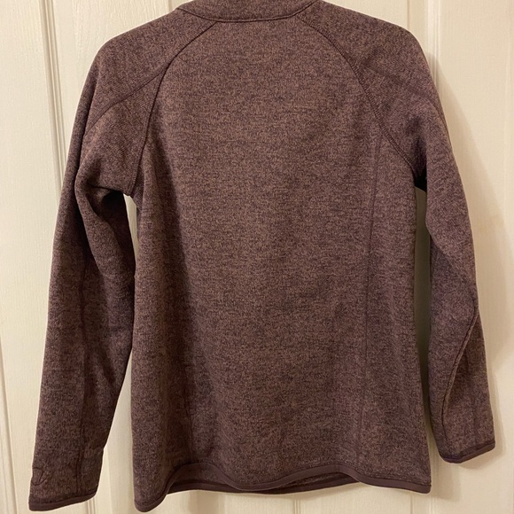 Pull over zipper purple sweater - Picture 3 of 3